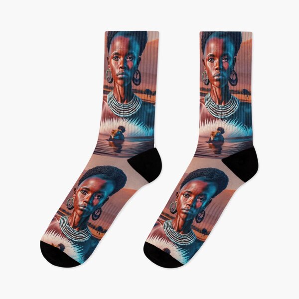 Item preview, african woman double exposure 2 designed and sold by rayo-art.