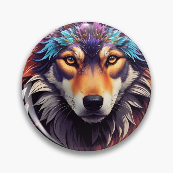 Item preview, Colourful Wolf By Wagonzz  designed and sold by Wagonzz.
