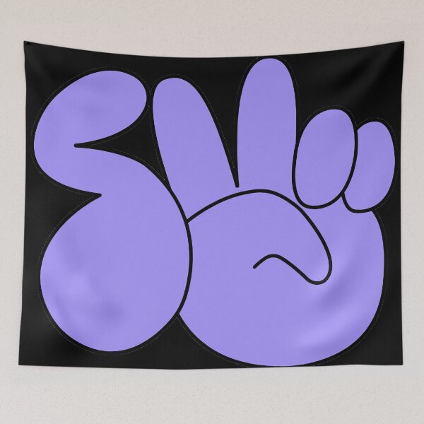 Item preview, Surf Gang Light Purple Hand Logo Merch designed and sold by eightwelve.