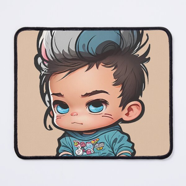 Item preview, Blue-Eyed Baby Boy: Pure Cuteness designed and sold by VectorVortex.