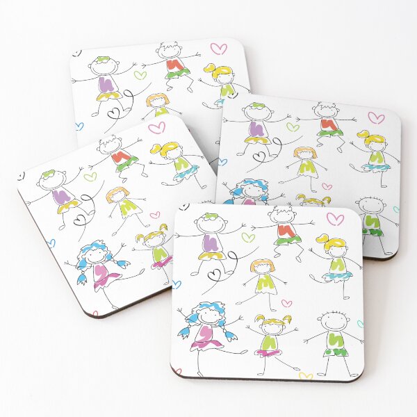 Item preview, dancing children,lovely, adorable, charming, sweet,a cute character designed and sold by zzzozzo.