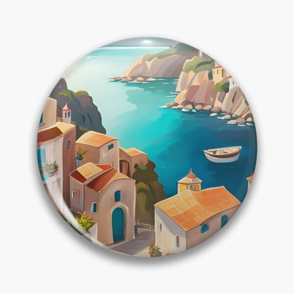 Item preview, Mediterranean coastal village designed and sold by Colin Bentham.