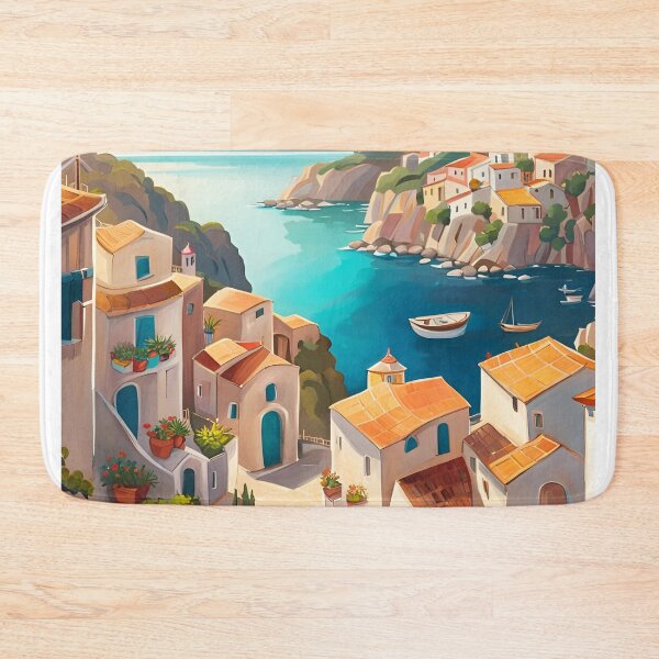 Item preview, Mediterranean coastal village designed and sold by Colin Bentham.