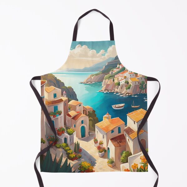Item preview, Mediterranean coastal village designed and sold by Colin Bentham.