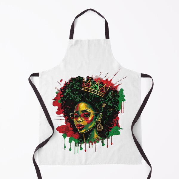Item preview, Black Queen Afro Melanin Dripping Black History designed and sold by Mikhailaw.