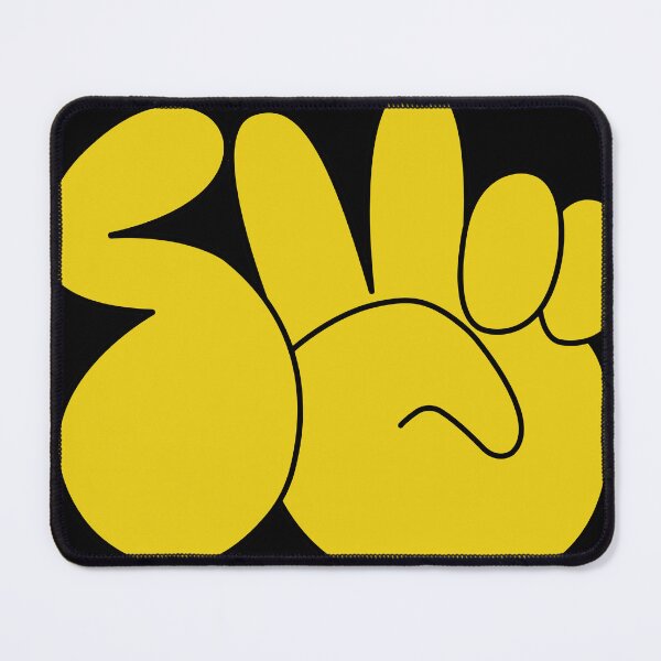 Item preview, Surf Gang Bright Yellow Hand Logo Merch designed and sold by eightwelve.