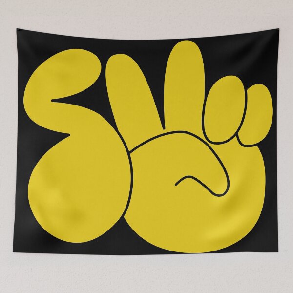 Item preview, Surf Gang Bright Yellow Hand Logo Merch designed and sold by eightwelve.