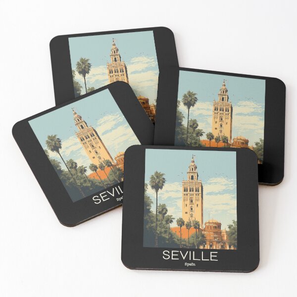 Item preview, A Vintage Travel Illustration of Seville - Spain  designed and sold by GoodOldVintage.