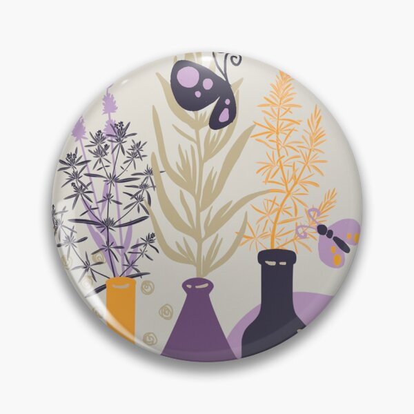 Item preview, Rosemary in Vases and Butterflies 02 designed and sold by MiyahDesign.