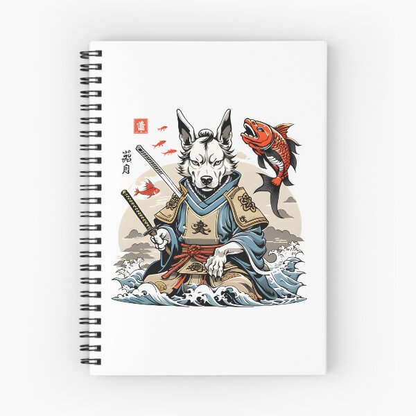 Item preview, japan wolf samurai designed and sold by SketchysDESIGNS.