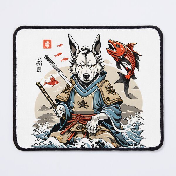 Item preview, japan wolf samurai designed and sold by SketchysDESIGNS.
