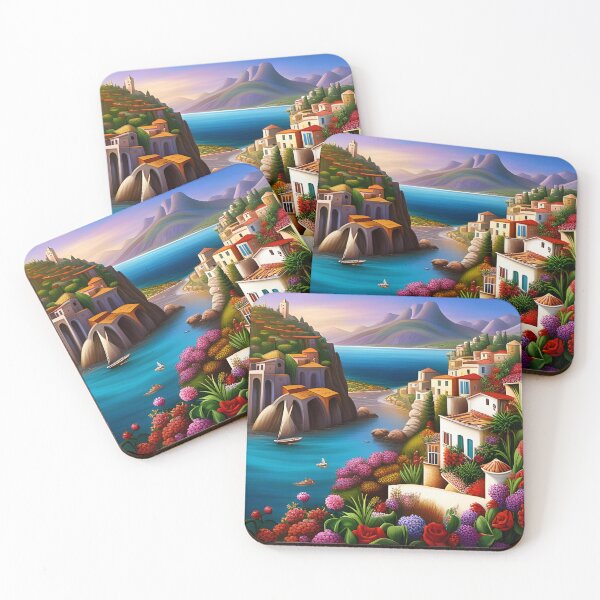 Item preview, Mediterranean coastal village designed and sold by Colin Bentham.