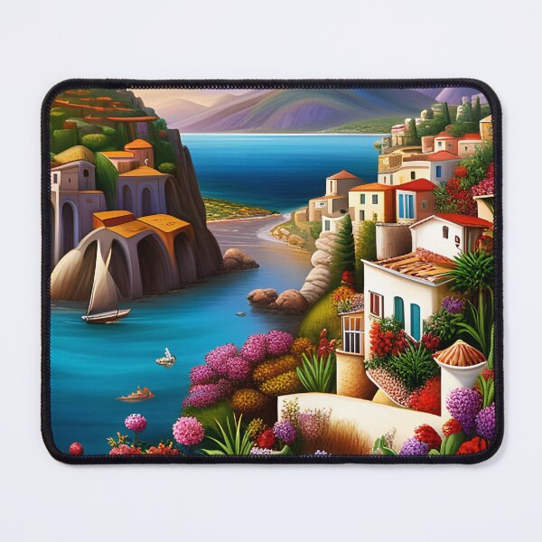 Item preview, Mediterranean coastal village designed and sold by Colin Bentham.