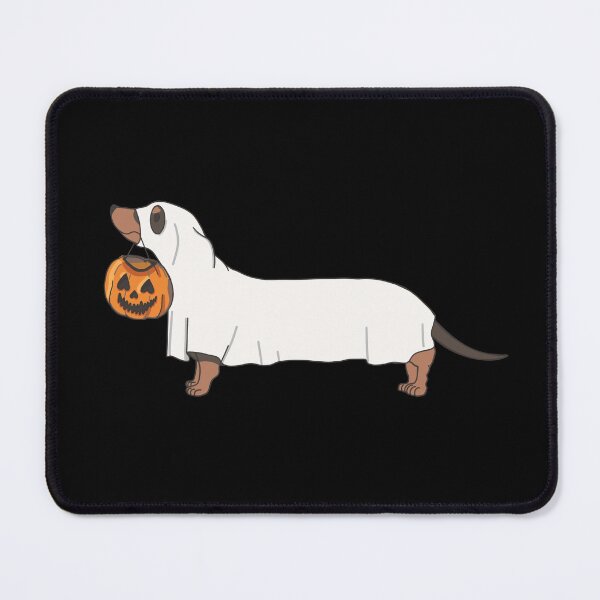 Item preview, Halloween dachshund brown ghost designed and sold by Itsdomd.