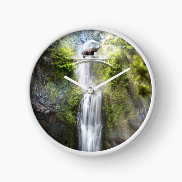 Elephant waterfall Phant Falls Clock