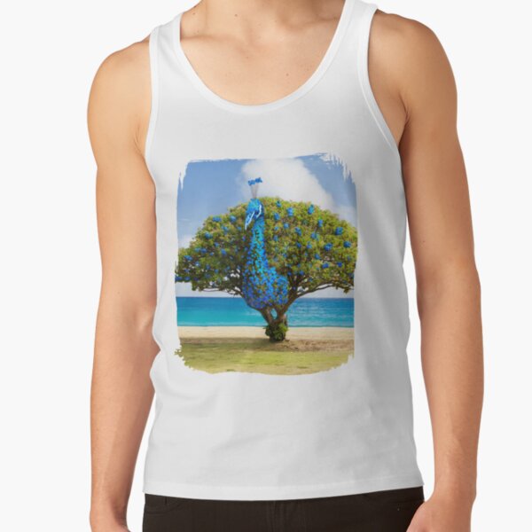 Pfauenbaum, kreatives Tierbaum-Kunstwerk Tank Top