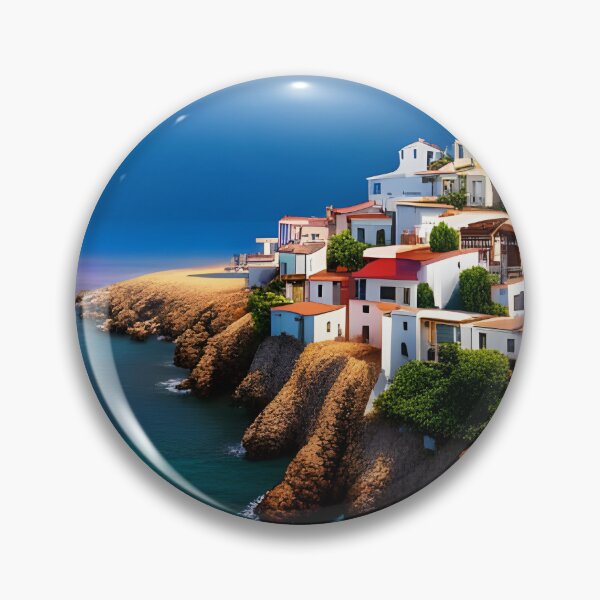 Item preview, Mediterranean coastal village designed and sold by Colin Bentham.