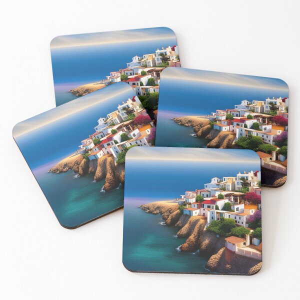 Item preview, Mediterranean coastal village designed and sold by Colin Bentham.