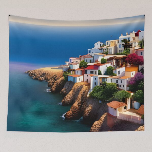 Item preview, Mediterranean coastal village designed and sold by Colin Bentham.