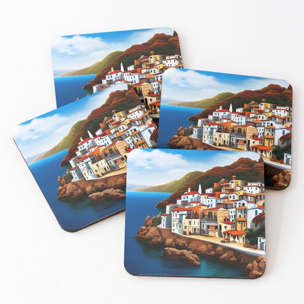 Item preview, Mediterranean coastal village designed and sold by Colin Bentham.