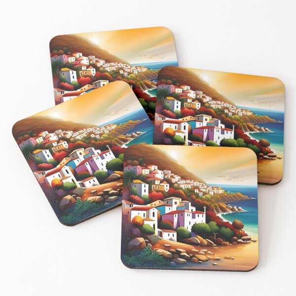 Item preview, Mediterranean coastal village designed and sold by Colin Bentham.