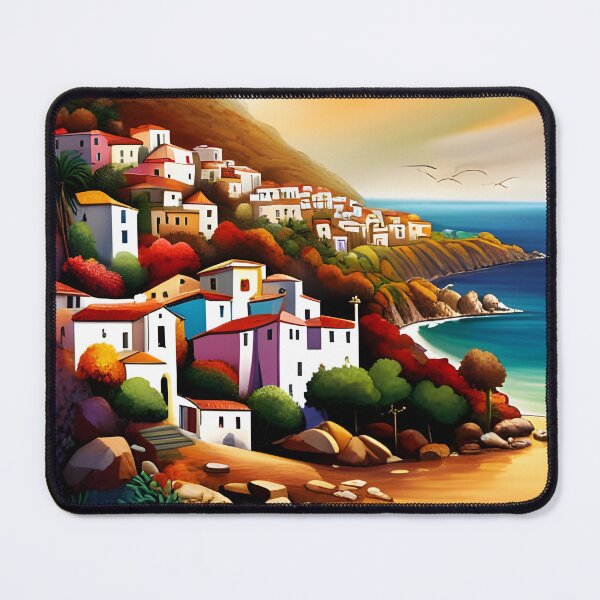 Item preview, Mediterranean coastal village designed and sold by Colin Bentham.