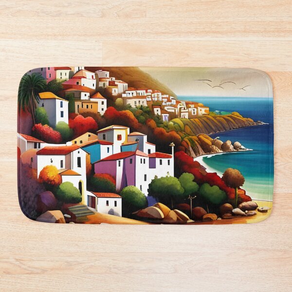 Item preview, Mediterranean coastal village designed and sold by Colin Bentham.