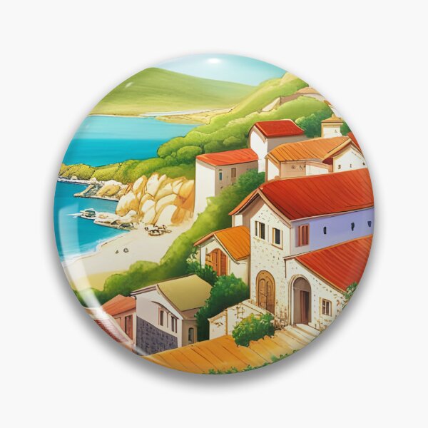 Item preview, Mediterranean coastal village designed and sold by Colin Bentham.