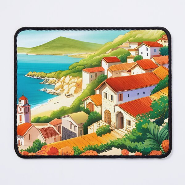 Item preview, Mediterranean coastal village designed and sold by Colin Bentham.