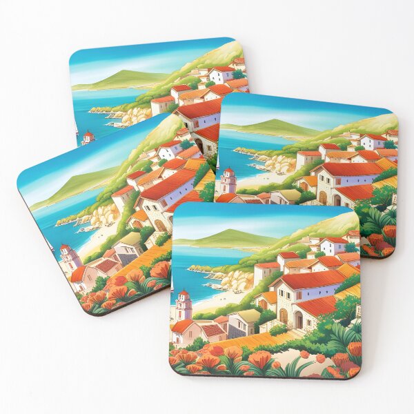 Item preview, Mediterranean coastal village designed and sold by Colin Bentham.