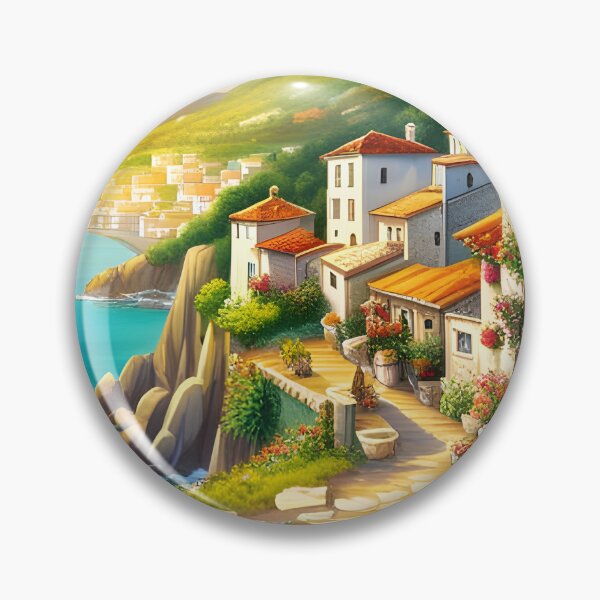 Item preview, Mediterranean coastal village designed and sold by Colin Bentham.