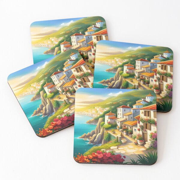 Item preview, Mediterranean coastal village designed and sold by Colin Bentham.