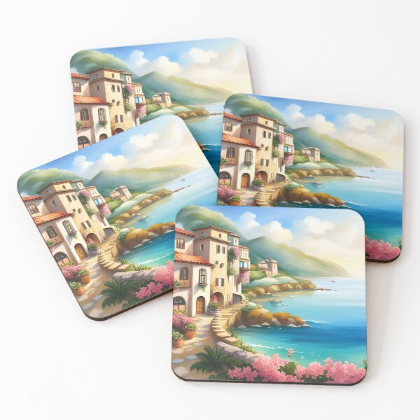 Item preview, Mediterranean coastal village designed and sold by Colin Bentham.