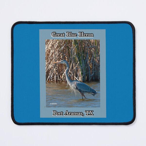 Item preview, Give Someone You Love The Bird: Great Blue Heron, Port Aransas, Texas designed and sold by MoreEZUSA-Here.