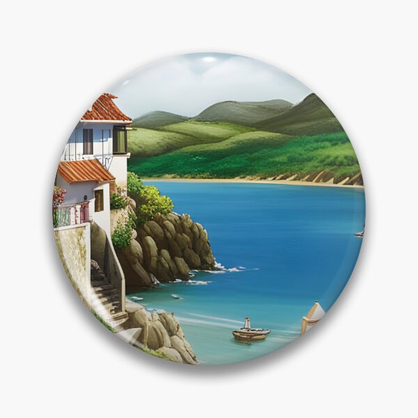 Item preview, Mediterranean coastal village designed and sold by Colin Bentham.