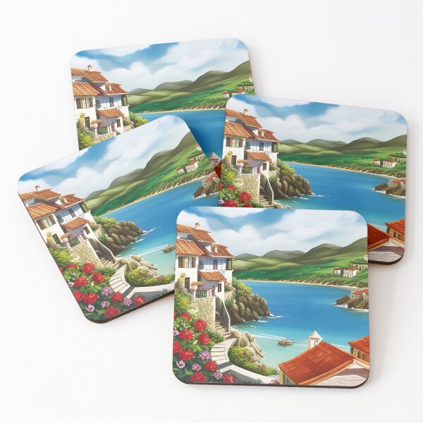 Item preview, Mediterranean coastal village designed and sold by Colin Bentham.