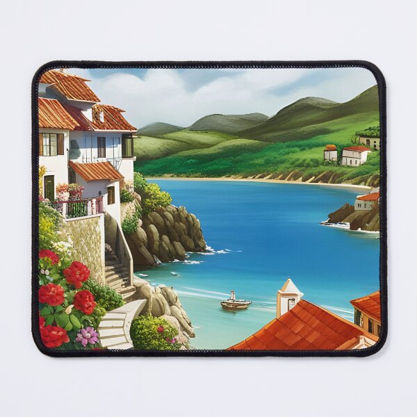 Item preview, Mediterranean coastal village designed and sold by Colin Bentham.