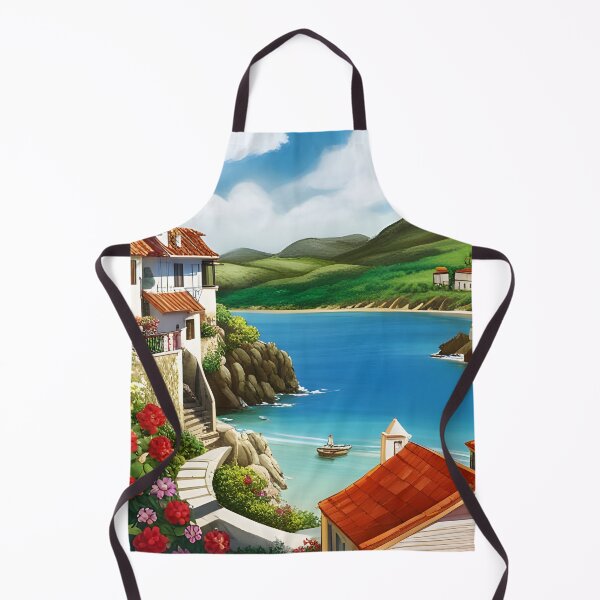 Item preview, Mediterranean coastal village designed and sold by Colin Bentham.