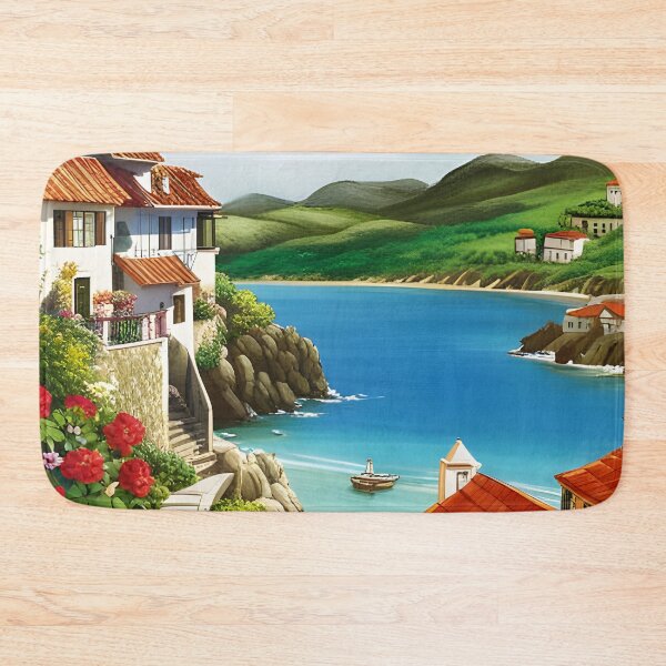 Item preview, Mediterranean coastal village designed and sold by Colin Bentham.