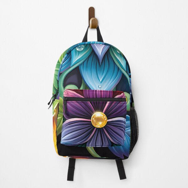 Item preview, “Floral Burst in Technicolor” designed and sold by Art-Vortex-fr.