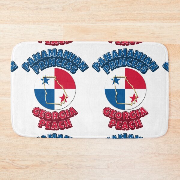Item preview, Panamanian Princess Georgia Hispanic American Peach Flag designed and sold by FlorenciaBliss.