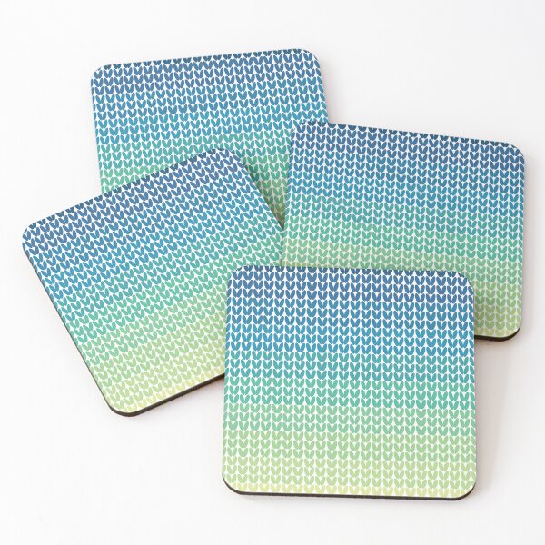 Item preview, Knitting Pattern Blue & Green for knitters  designed and sold by Alice-Elgawi.