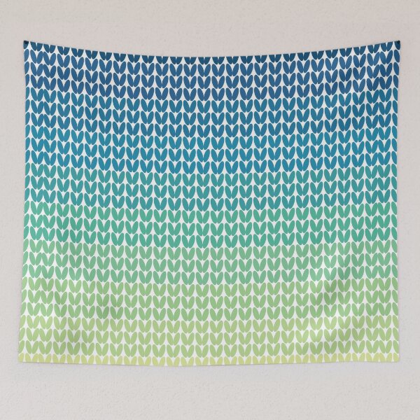 Item preview, Knitting Pattern Blue & Green for knitters  designed and sold by Alice-Elgawi.