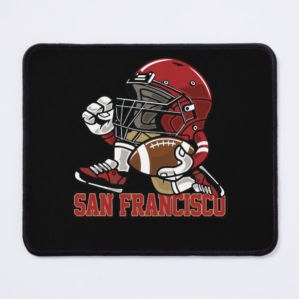 Item preview, San Francisco Football Helmet Mascot designed and sold by DesignerFickle.