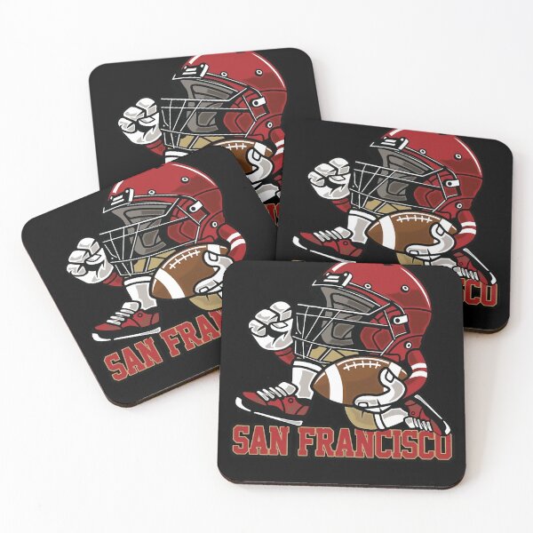 Item preview, San Francisco Football Helmet Mascot designed and sold by DesignerFickle.