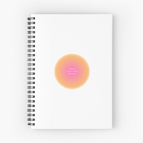 Item preview, orange and pink aura process designed and sold by thestrangerfrog.