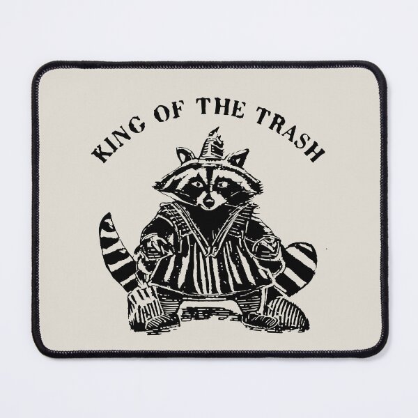 Item preview, Raccoon king of the trash designed and sold by ValentinaHramov.