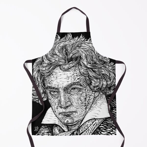 Item preview, LUDWIG VAN BEETHOVEN ink portrait designed and sold by lautir.