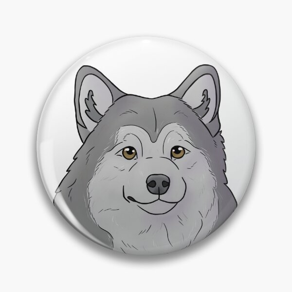 Item preview, Alaskan malamute silver and white  designed and sold by Cynthiaetal.