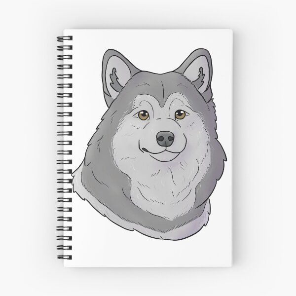Item preview, Alaskan malamute silver and white  designed and sold by Cynthiaetal.